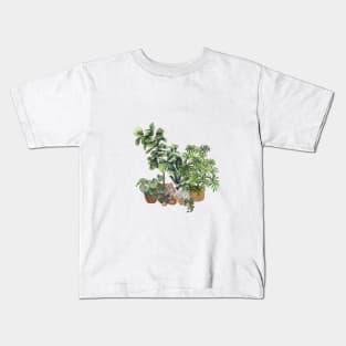 House Plants Illustration 14 Kids T-Shirt